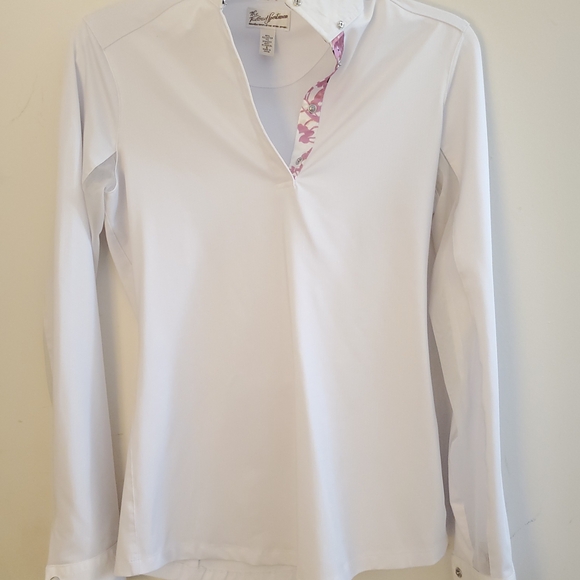 The Tailored Sportsman White Long Sleeve Top,USED - Picture 3 of 9